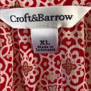 croft & barrow Tops - Croft & Barrow Blouse - XL croft & barrow Tops - Croft & Barrow Blouse - XL
